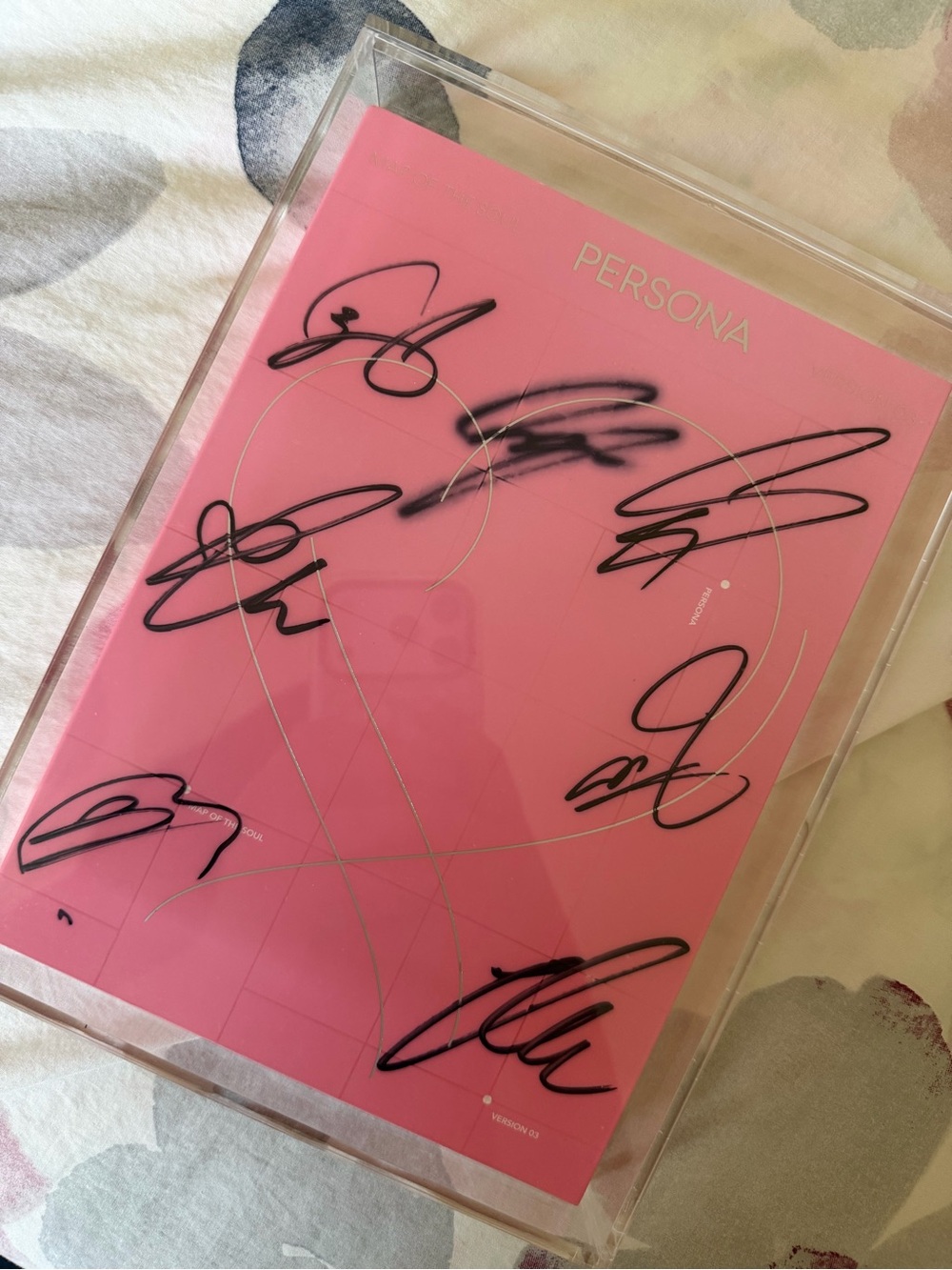 BTS MOTS Persona Ver.3 OT7 Signed Album